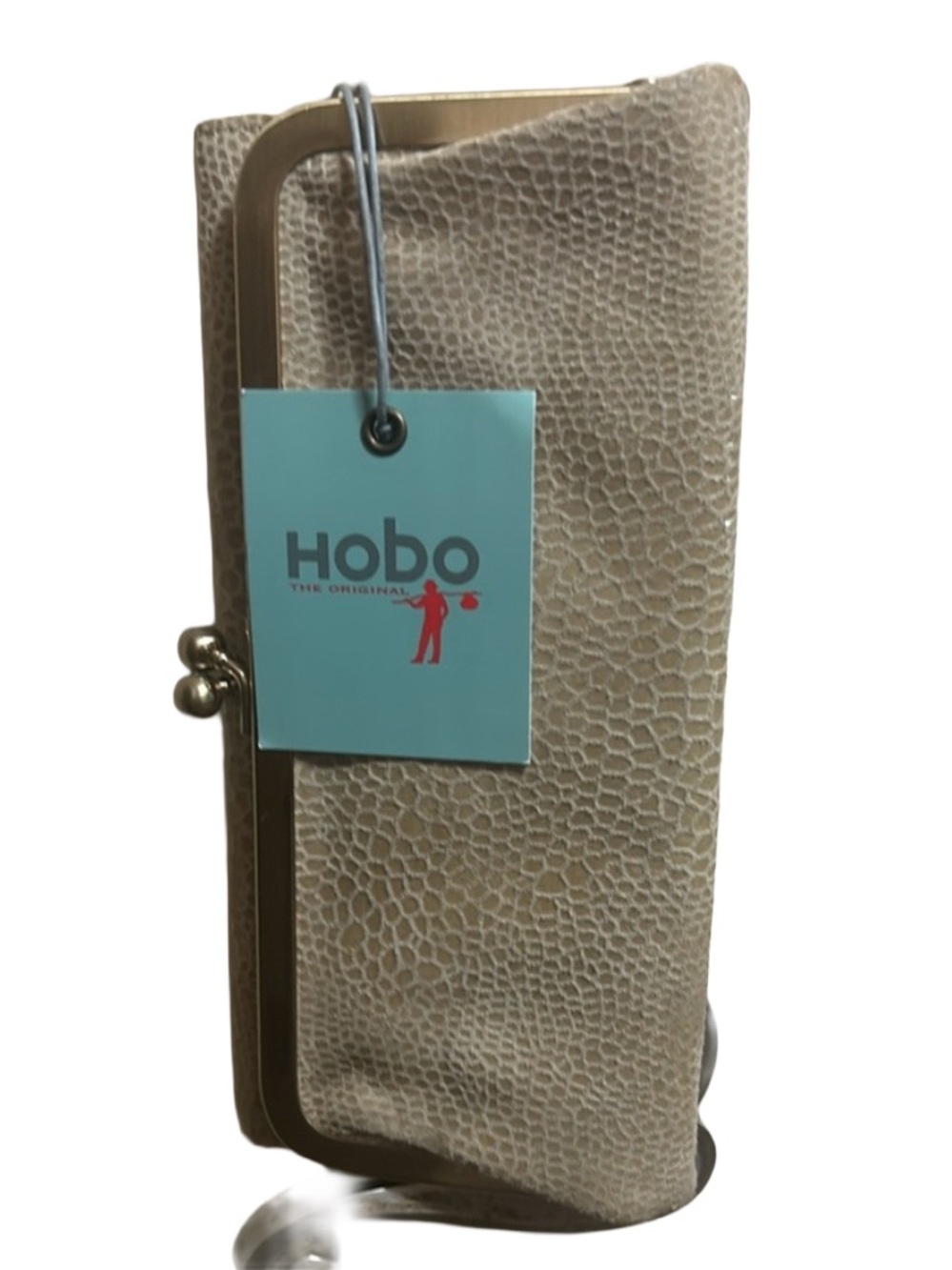 Vintage HOBO Rachel Wallet in Honey Snake